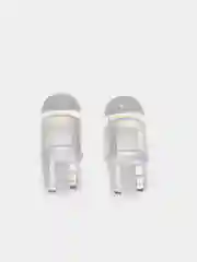 Белый габаритные лампы W5W T10, светодиодные