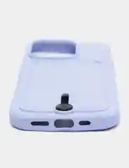Лавандовый чехол силиконовый для iPhone 7/8/SE/11/12/13/14/15/Plus/Pro Max, с карманом для карты