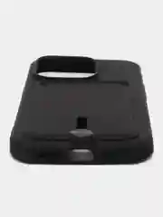 Черный чехол силиконовый для iPhone 7/8/SE/11/12/13/14/15/Plus/Pro Max, с карманом для карты