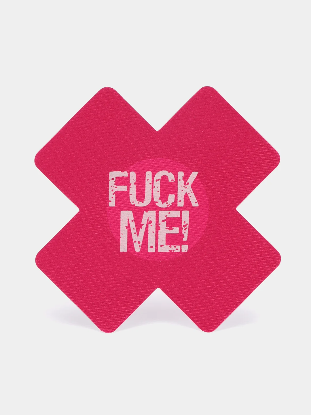 Синий пэстисы наклейки на грудь Fuck me, кресты на соски, стикини, самоклеющиеся накладки