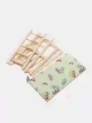 Кровать для кукол "Марич", 500 х 300 х 450 мм(цвет ткани может отличаться от фото)