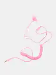Розовый вакумные наушники Telephone Line R11