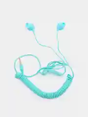 Голубой вакумные наушники Telephone Line R11