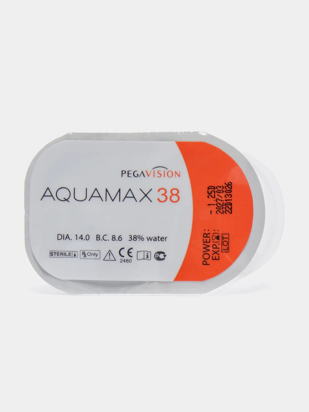 Контактные линзы Pegavision "Aquamax 38", квартальные