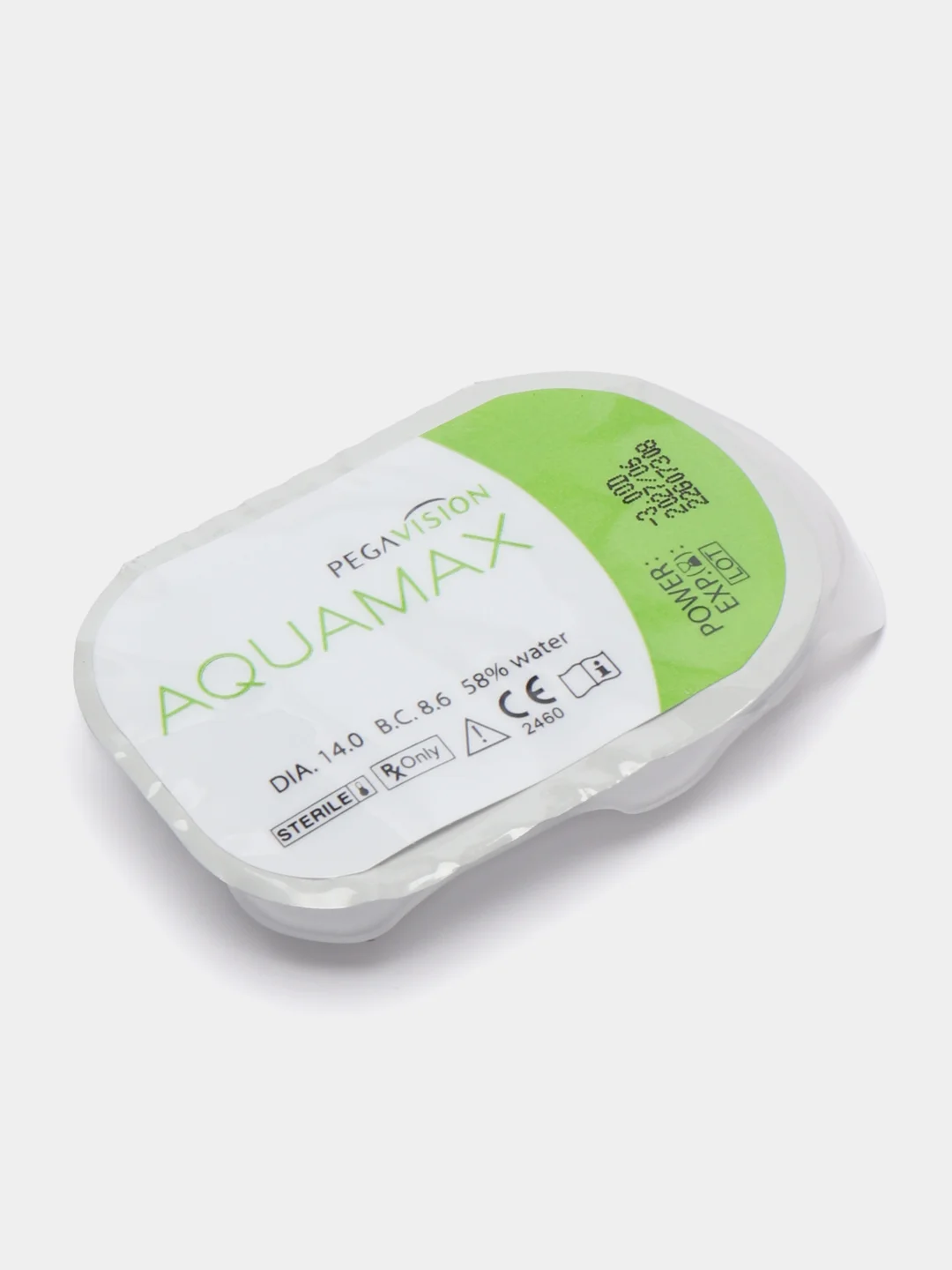 Контактные линзы PEGAVISION "AQUAMAX", двухнедельные, 1 блистер, 2 блистера