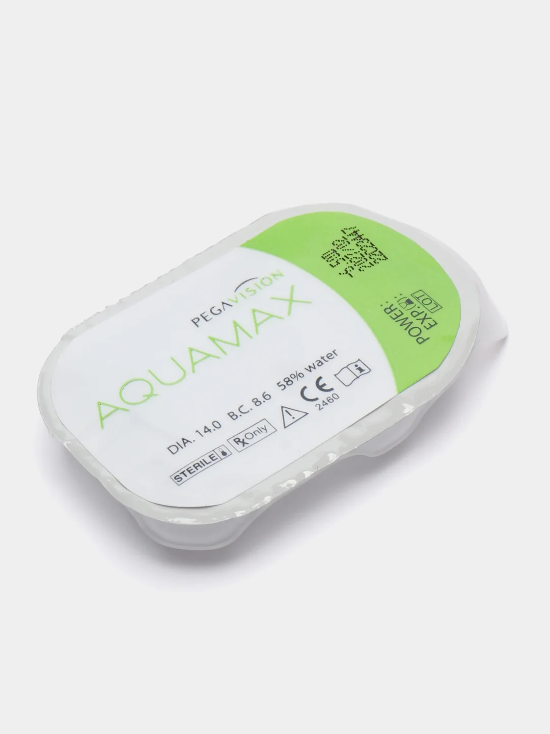 Контактные линзы PEGAVISION "AQUAMAX", двухнедельные, 1 блистер, 2 блистера