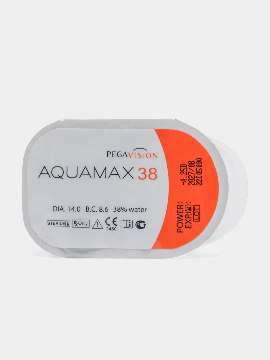 Контактные линзы Pegavision "Aquamax 38", квартальные
