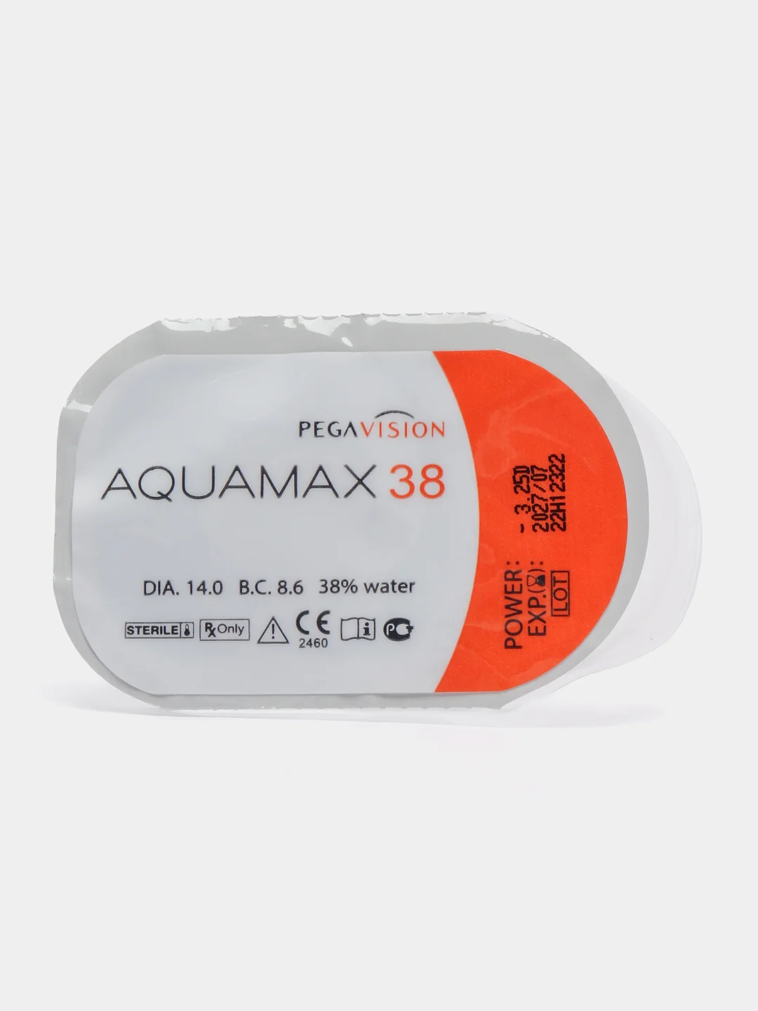 Контактные линзы Pegavision "Aquamax 38", квартальные