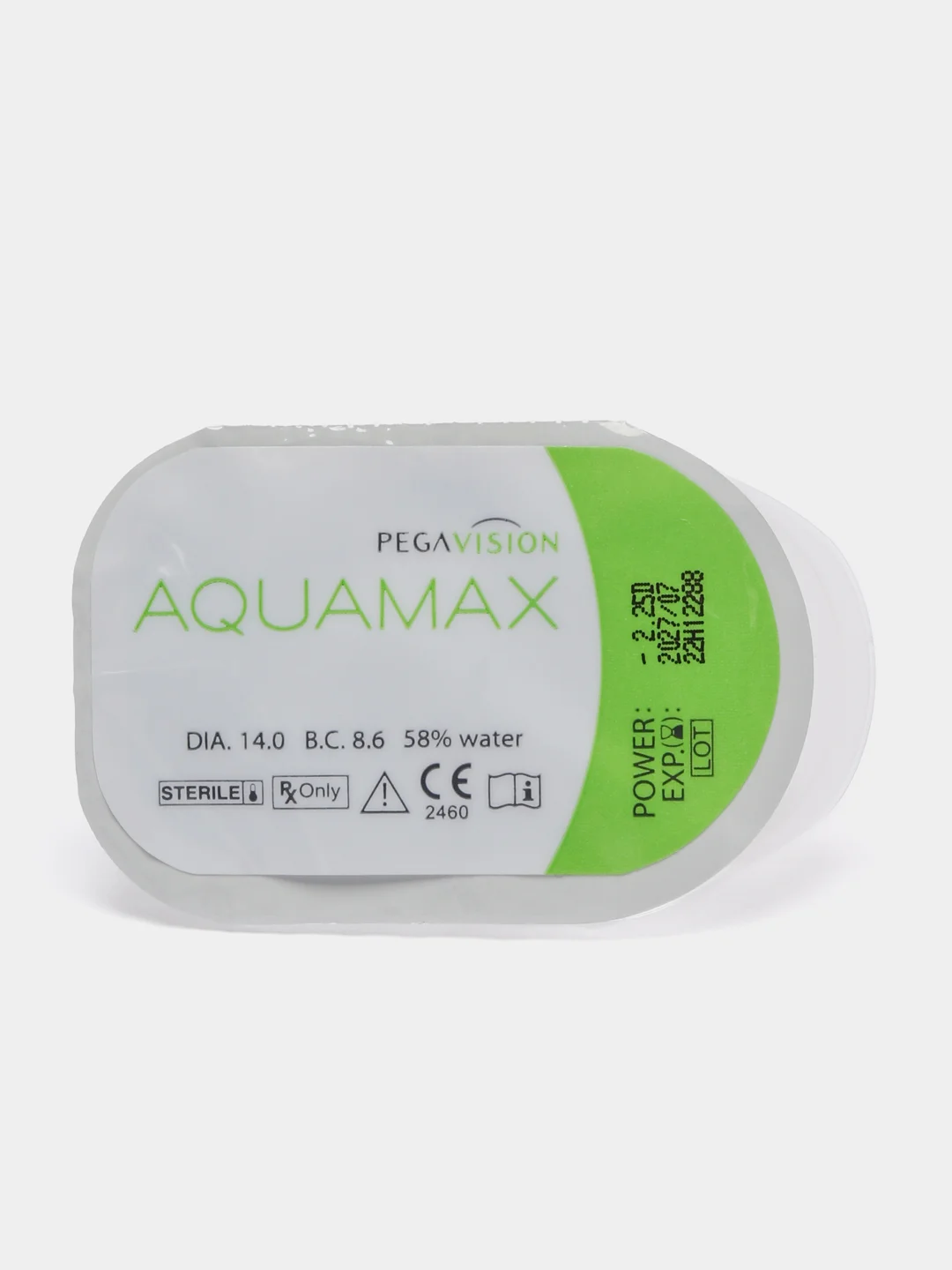 Контактные линзы PEGAVISION "AQUAMAX", двухнедельные, 1 блистер, 2 блистера