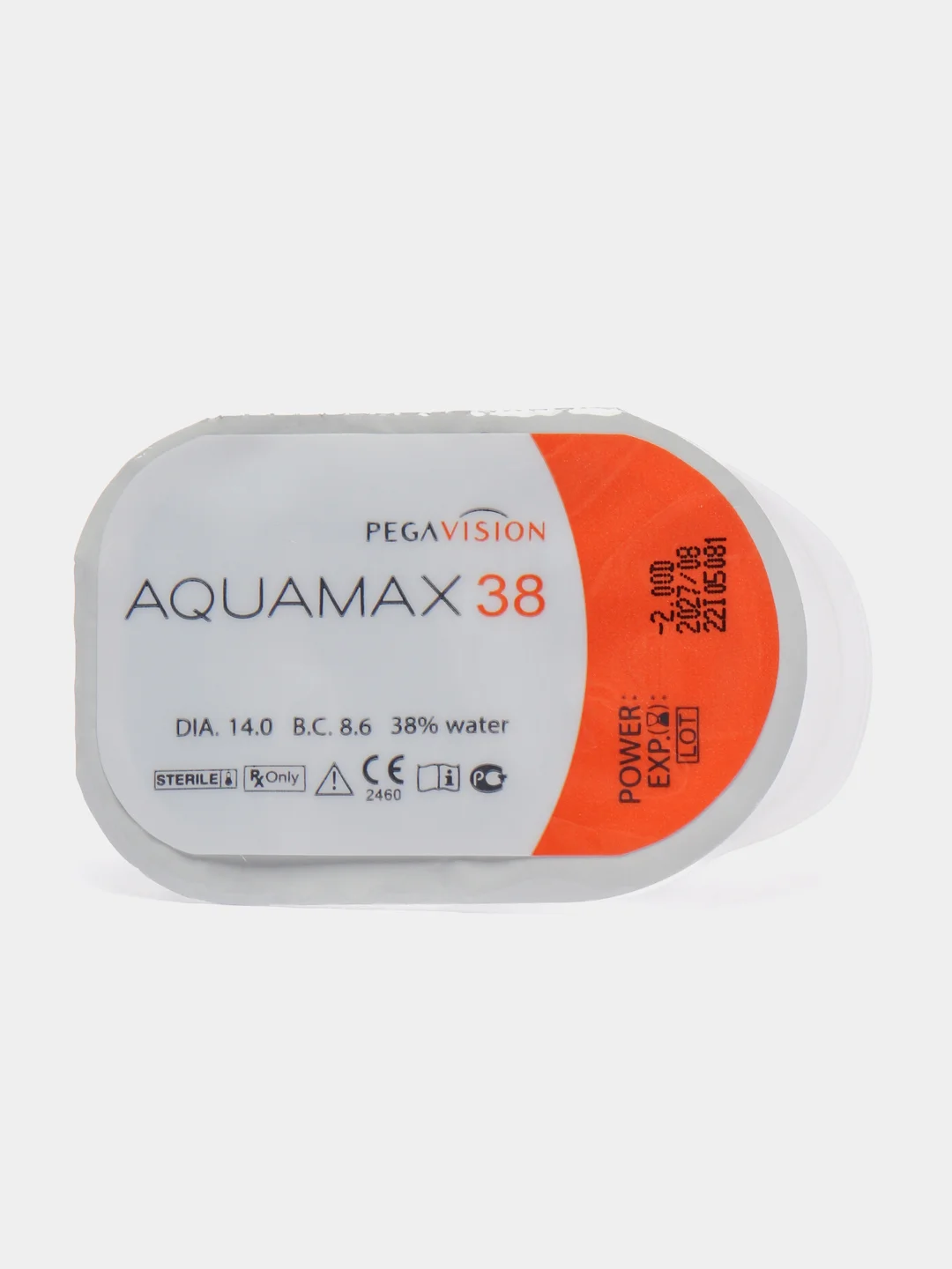 Контактные линзы Pegavision "Aquamax 38", квартальные