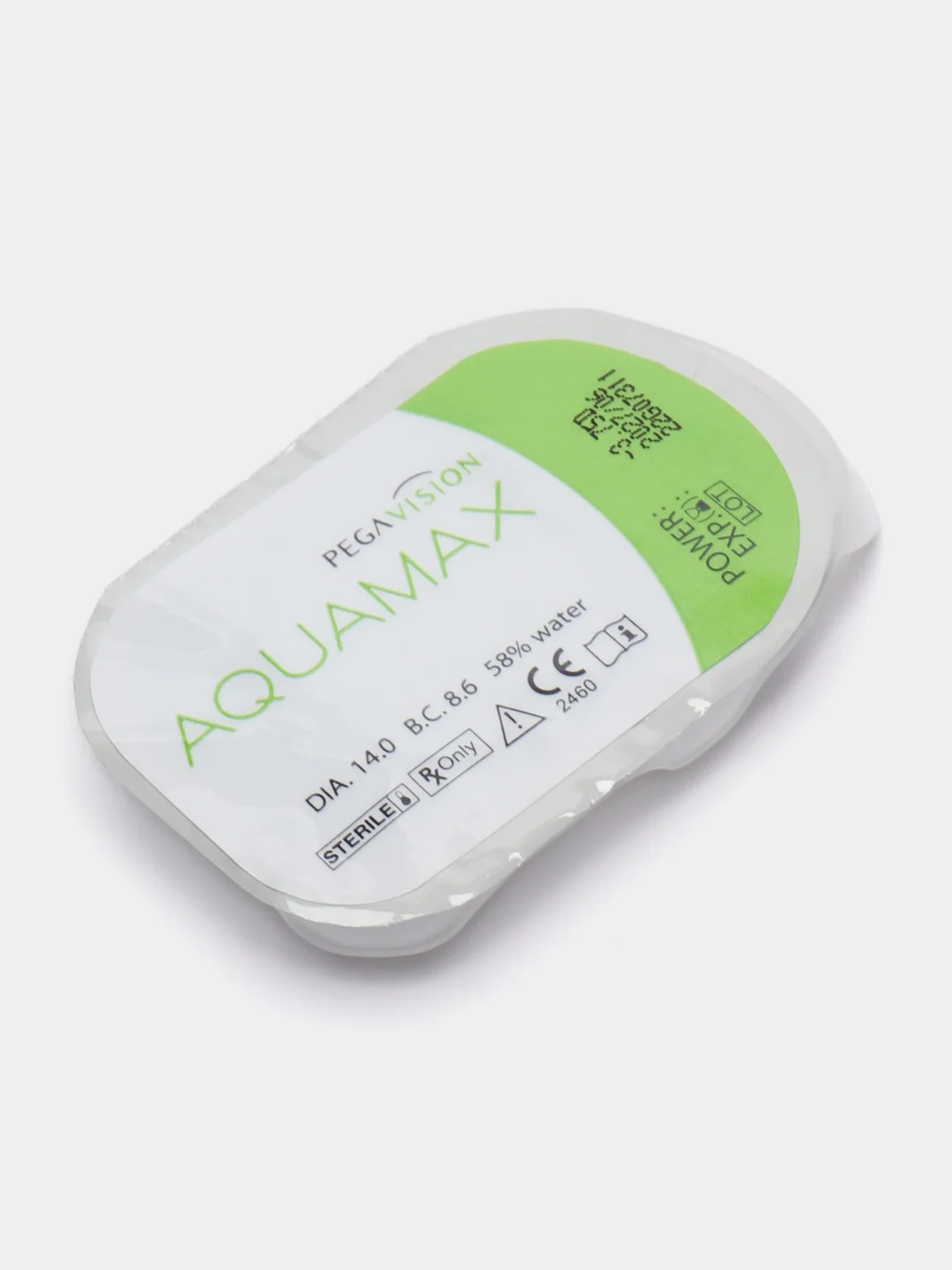 Контактные линзы PEGAVISION "AQUAMAX", двухнедельные, 1 блистер, 2 блистера