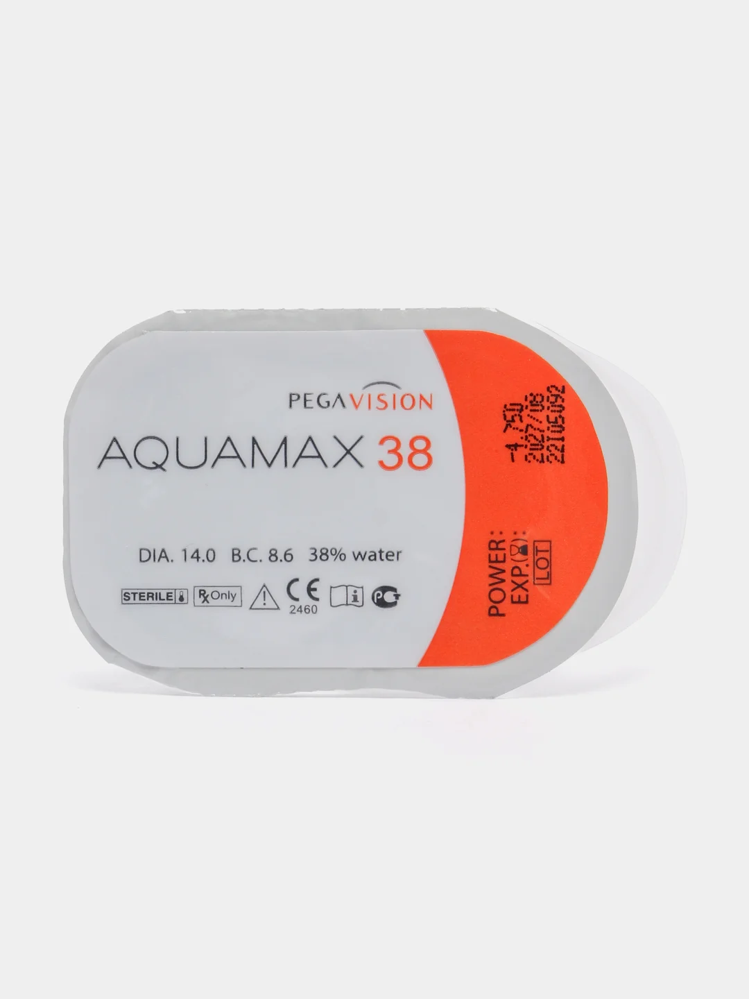 Контактные линзы Pegavision "Aquamax 38", квартальные