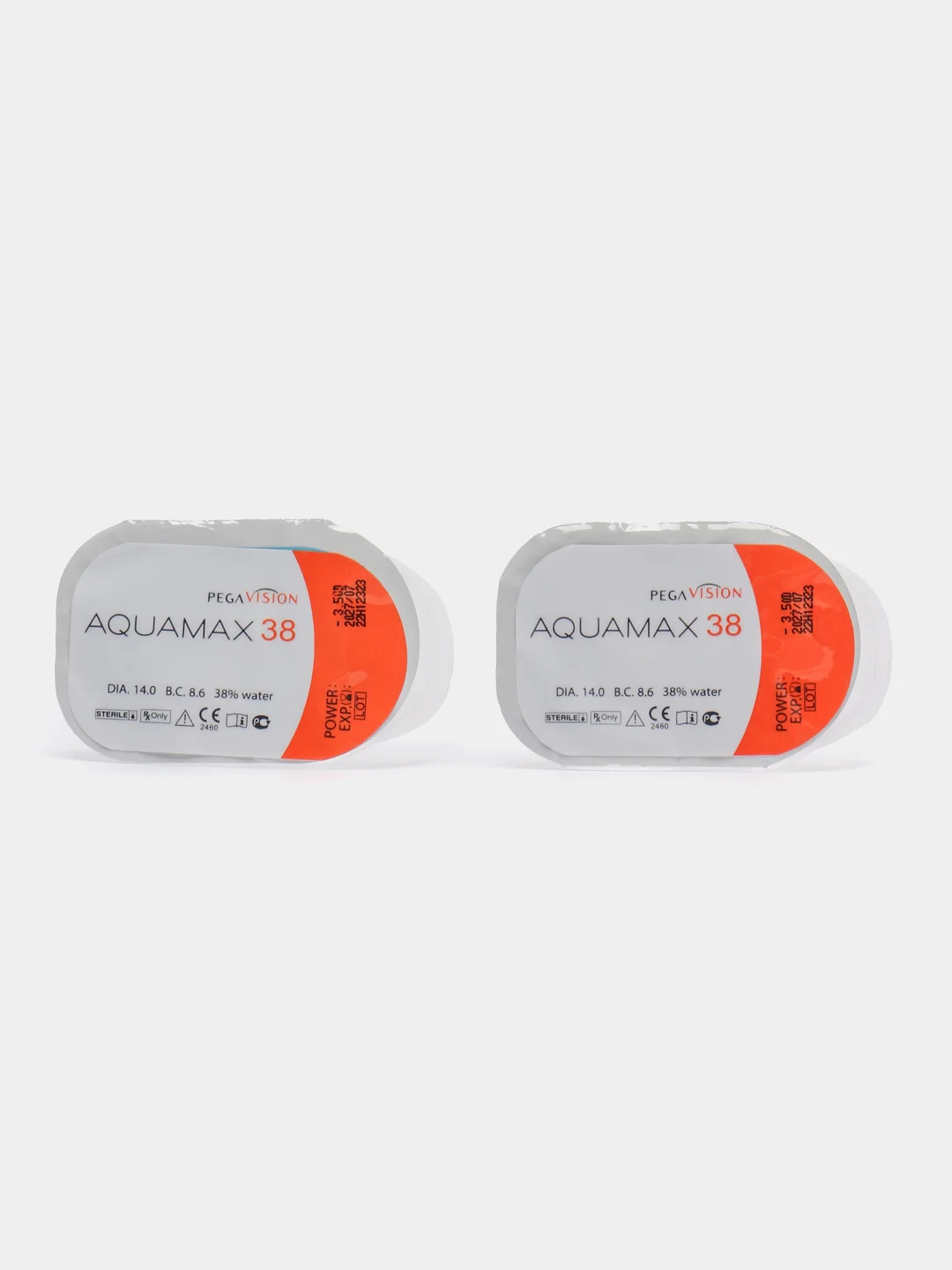 Контактные линзы Pegavision "Aquamax 38", квартальные