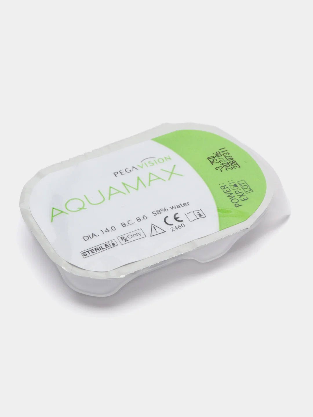 Контактные линзы PEGAVISION "AQUAMAX", двухнедельные, 1 блистер, 2 блистера