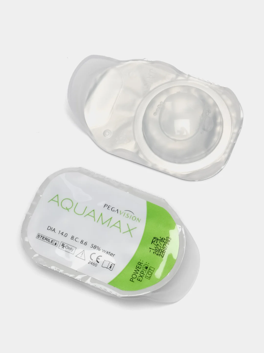 Контактные линзы PEGAVISION "AQUAMAX", двухнедельные, 1 блистер, 2 блистера
