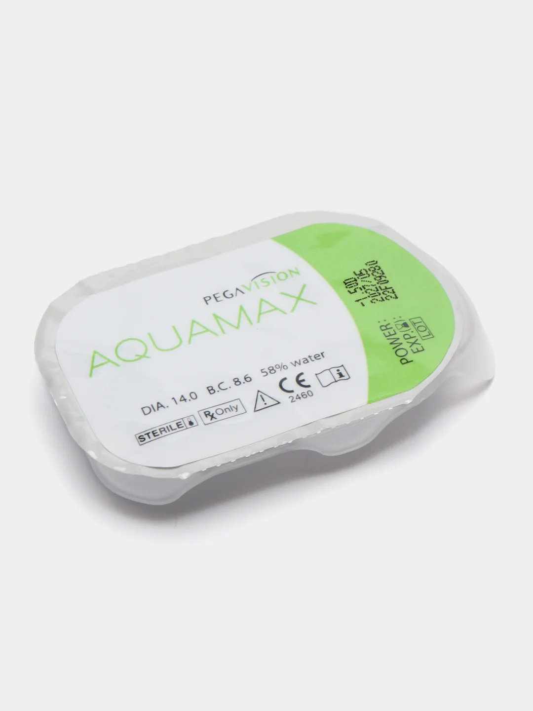 Контактные линзы PEGAVISION "AQUAMAX", двухнедельные, 1 блистер, 2 блистера