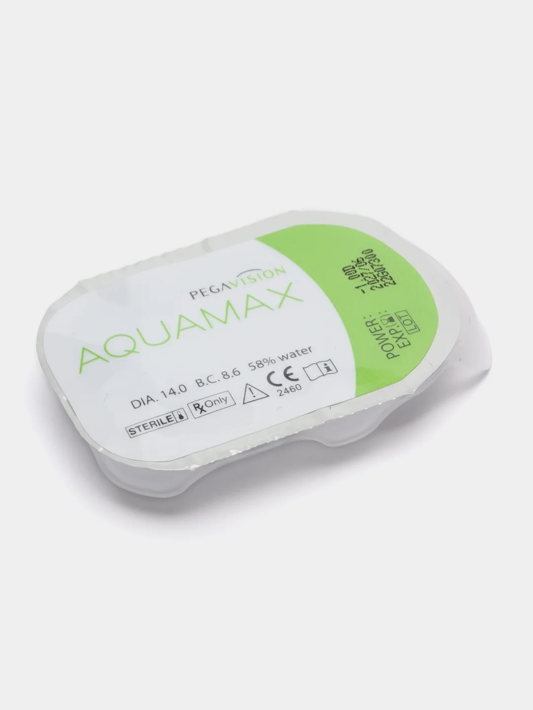 Контактные линзы PEGAVISION "AQUAMAX", двухнедельные, 1 блистер, 2 блистера