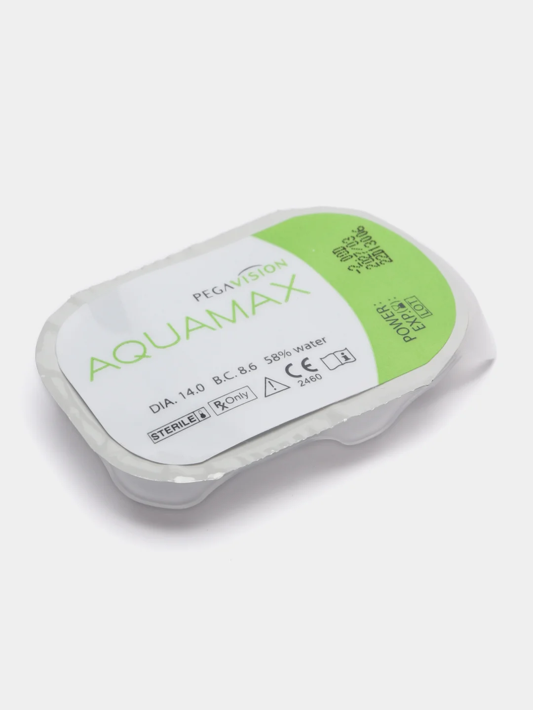 Контактные линзы PEGAVISION "AQUAMAX", двухнедельные, 1 блистер, 2 блистера