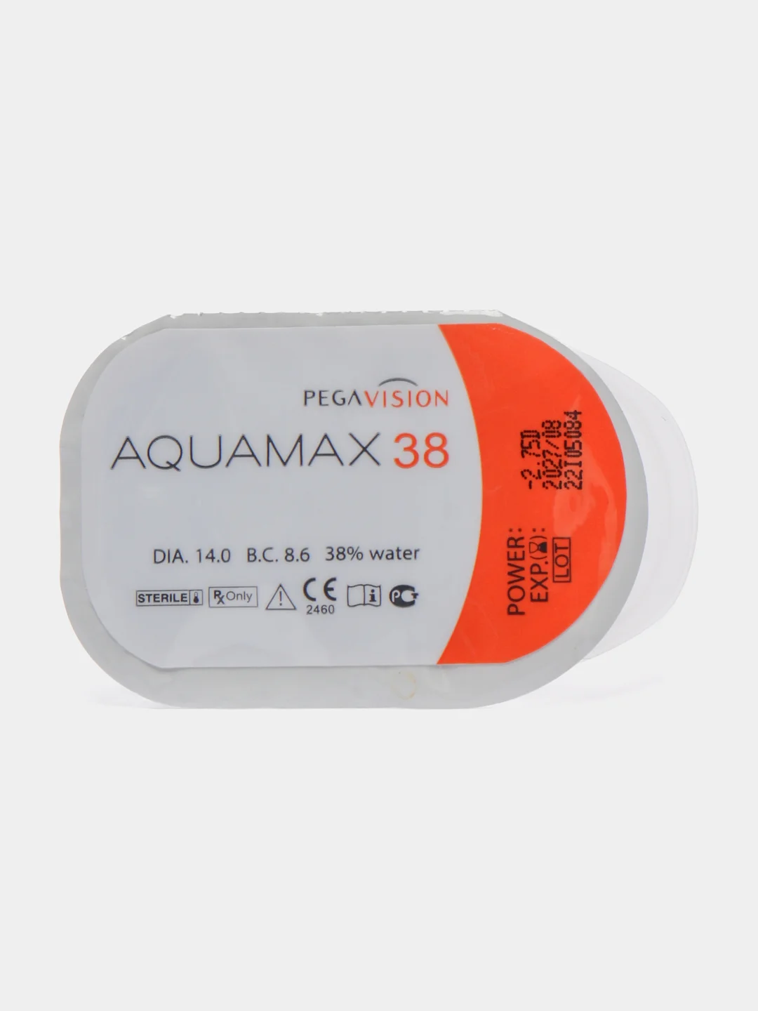 Контактные линзы Pegavision "Aquamax 38", квартальные