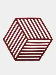Бордовый эластичная подставка под горячее на кухню для посуды, подставка для чашки, подставка