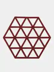 Багровый эластичная подставка под горячее на кухню для посуды, подставка для чашки, подставка