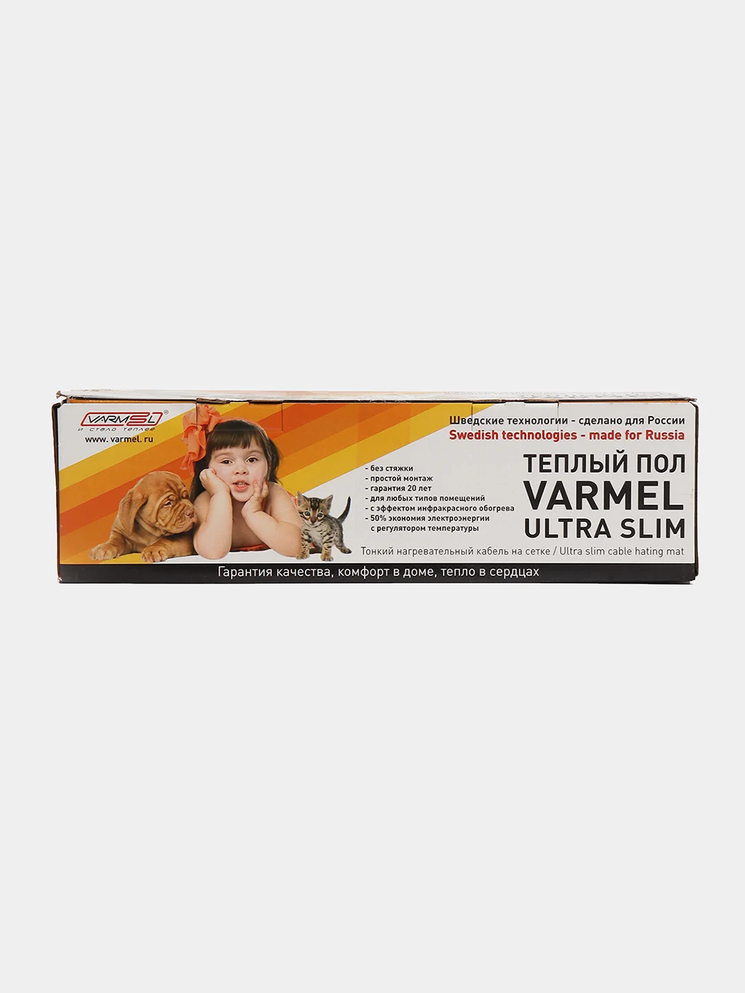 Нагревательный теплый пол Varmel Ultra Slim Twin, 2,0 кв.м