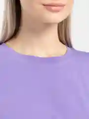Лавандовый футболка женская, оверсайз