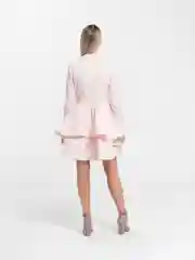 Пудровый платье DRESS 005