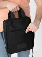 Черный сумка мужская, через плечо
