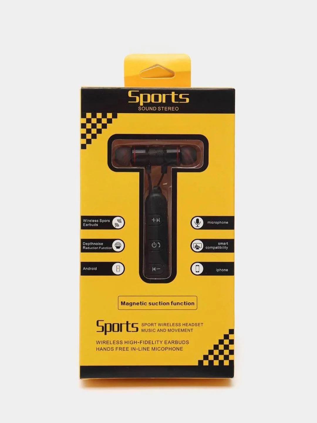 Беспроводные Bluetooth Наушники Sports Sound Stereo