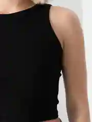 Черный топ женский, кроп-топ