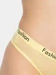 Желтый стринги