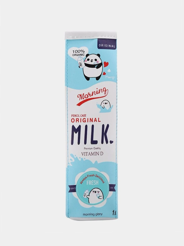 Пенал "Milk" для канцтоваров, органайзер для проводов, пенал для канцелярии