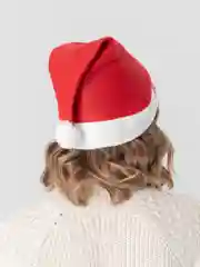 Кораллово-розовый колпак текстильный "Новый год"