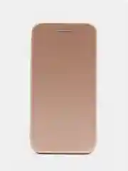 Золотой чехол-книжка на Apple iPhone 5 / 5s / SE