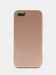Золотой чехол-книжка на Apple iPhone 5 / 5s / SE