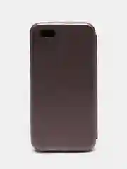 Серебряный чехол-книжка на Apple iPhone 5 / 5s / SE