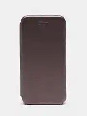 Серебряный чехол-книжка на Apple iPhone 5 / 5s / SE