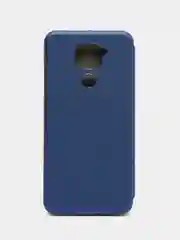 Синий чехол-книжка для Xiaomi Redmi Note 9 (Сяоми Редми Нот 9)
