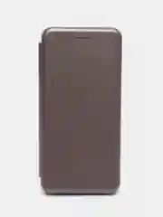 Серый чехол-книжка для Xiaomi Redmi Note 9 (Сяоми Редми Нот 9)