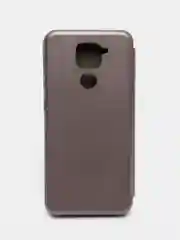 Серый чехол-книжка для Xiaomi Redmi Note 9 (Сяоми Редми Нот 9)