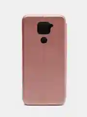 Розовый чехол-книжка для Xiaomi Redmi Note 9 (Сяоми Редми Нот 9)