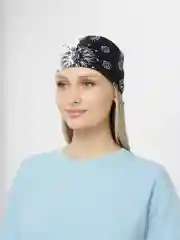 Лимонный бандана с принтом