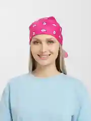 Фуксия бандана унисекс, с классическим принтом