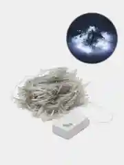 Белый гирлянда штора, 3 м х 2 м