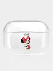 Красный чехол для наушников AirPods Pro, силиконовый, прозрачный