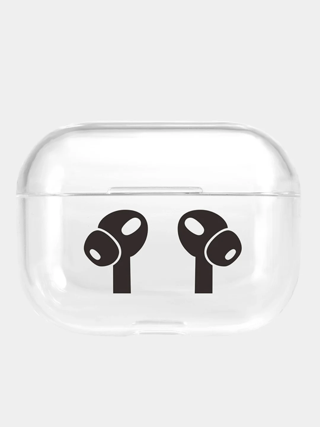 Угольный чехол для наушников AirPods Pro, силиконовый, прозрачный