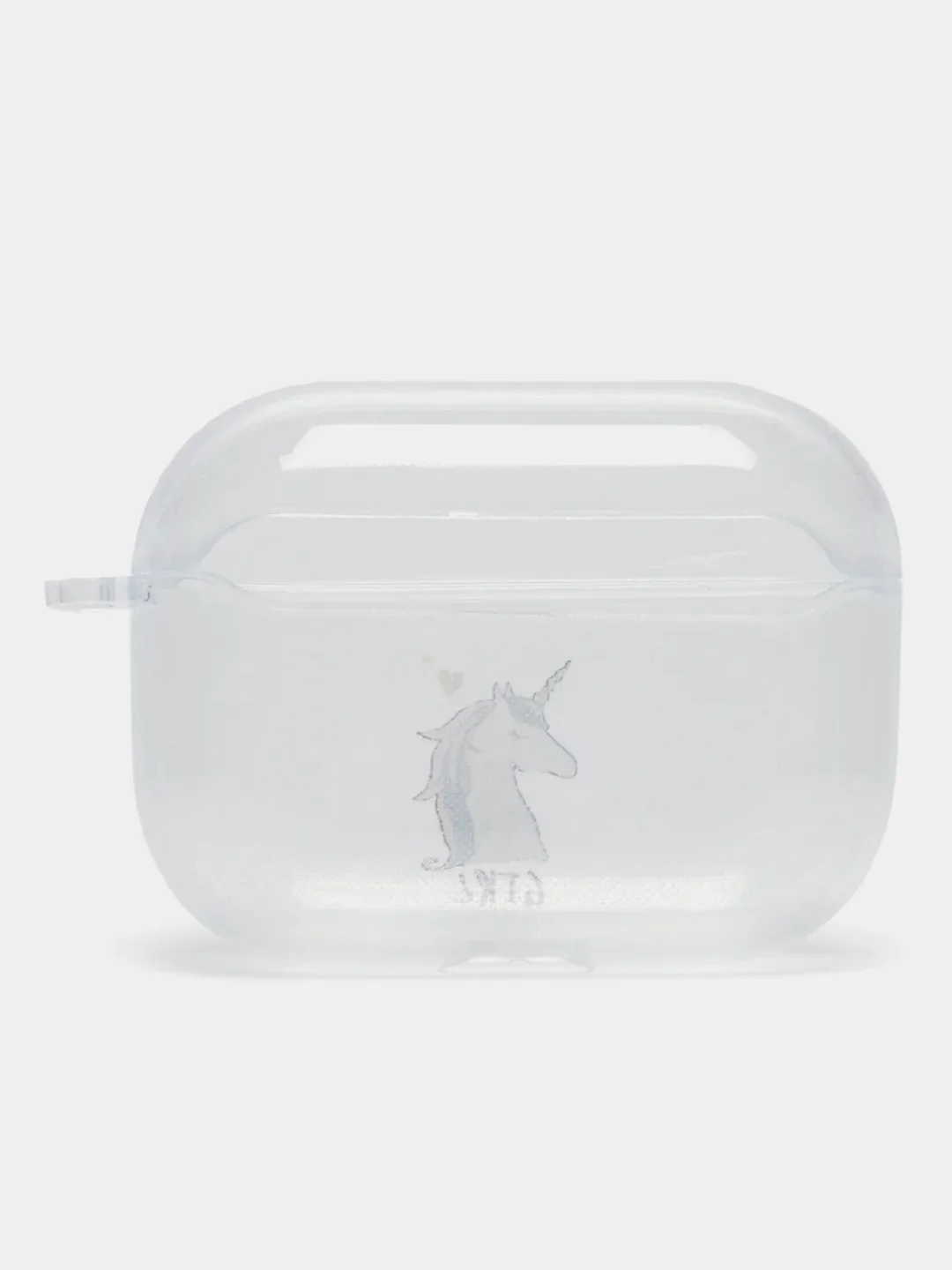 Пурпурный чехол для наушников AirPods Pro, силиконовый, прозрачный