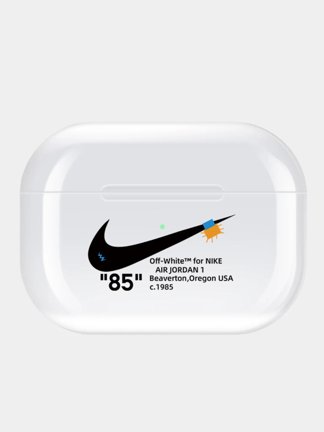 Молочный чехол для наушников AirPods Pro, силиконовый, прозрачный
