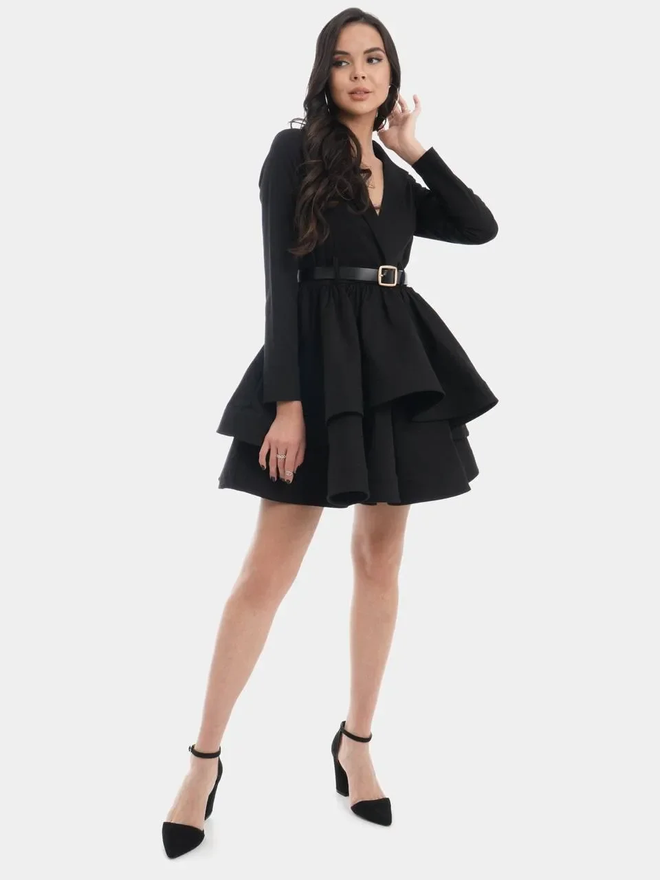 Черный платье DRESS 005